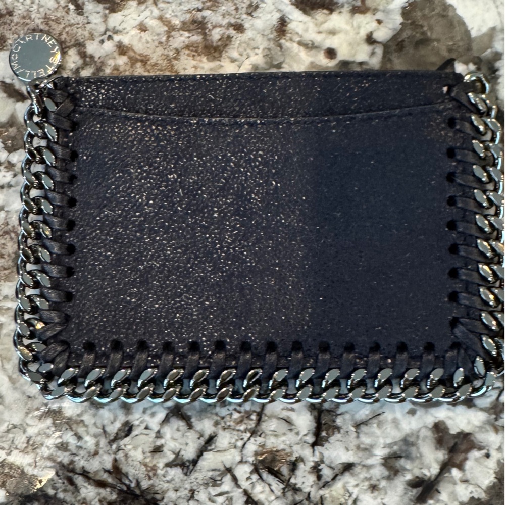 Stella McCartney Navy card holder